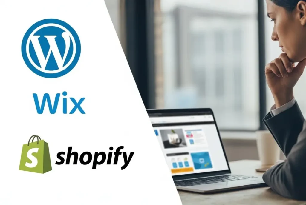 Melhores plataformas para criar sites WordPress Wix e Shopify comparados - Impulsiona Sites Criação de Sites Profissionais e Otimização do Google Meu Negócios
