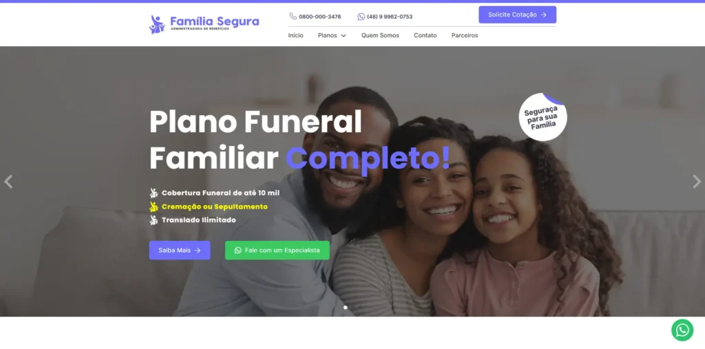 Site Família Segura