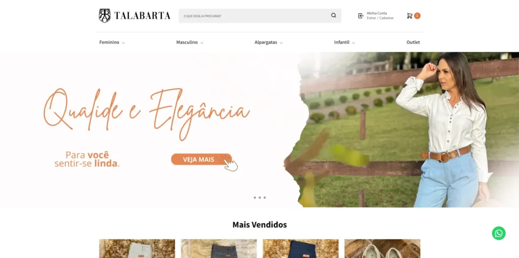 Site Loja Talabarta