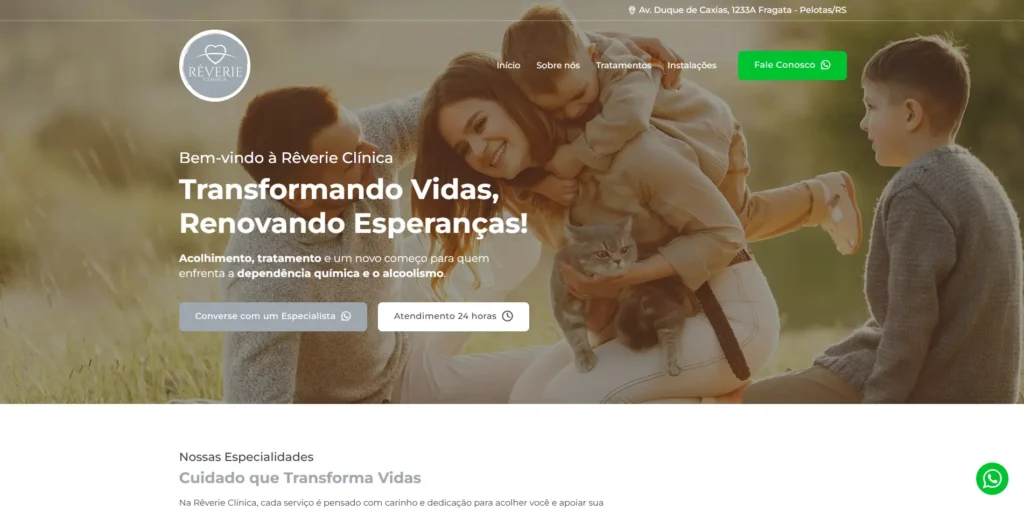 Site Rêverie Clinica